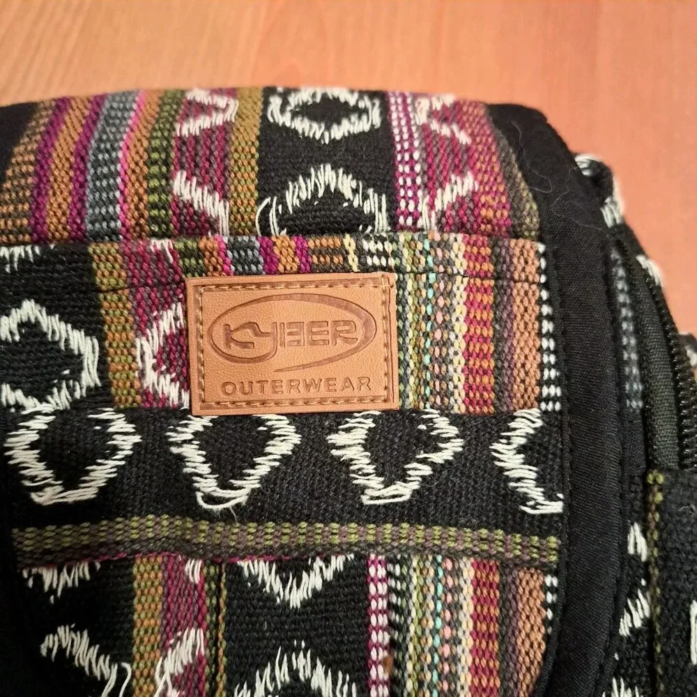 Kyber Side Bag/ Belt Bag Crossbody Hiking Sack Outerwear 2 Zip Pockets Soft 5x7” - Picture 8 of 8